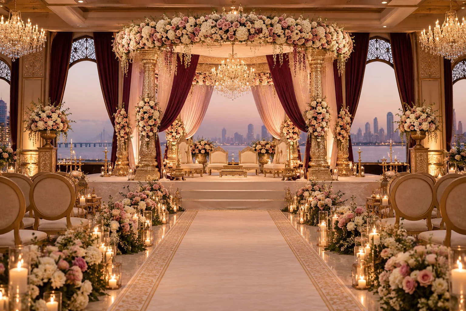 Floral mandap